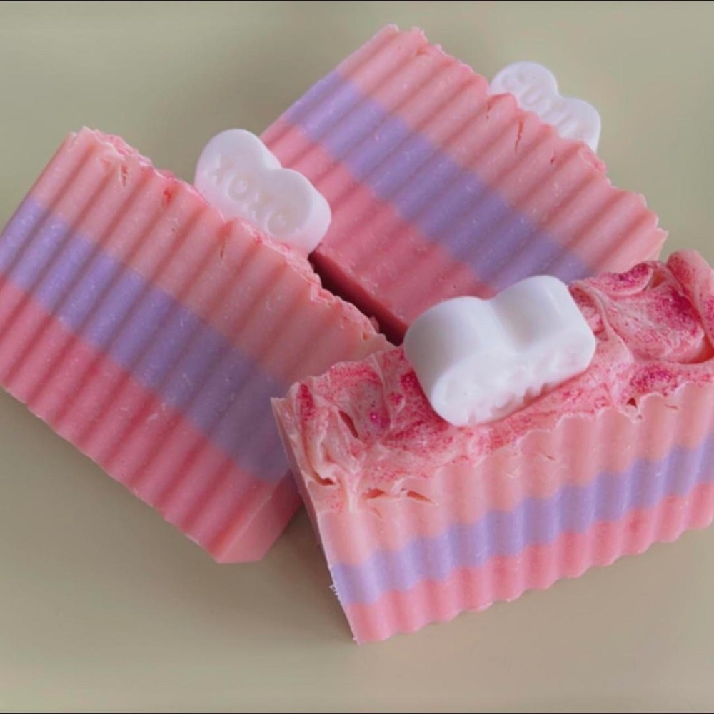 Valentines homemade soap